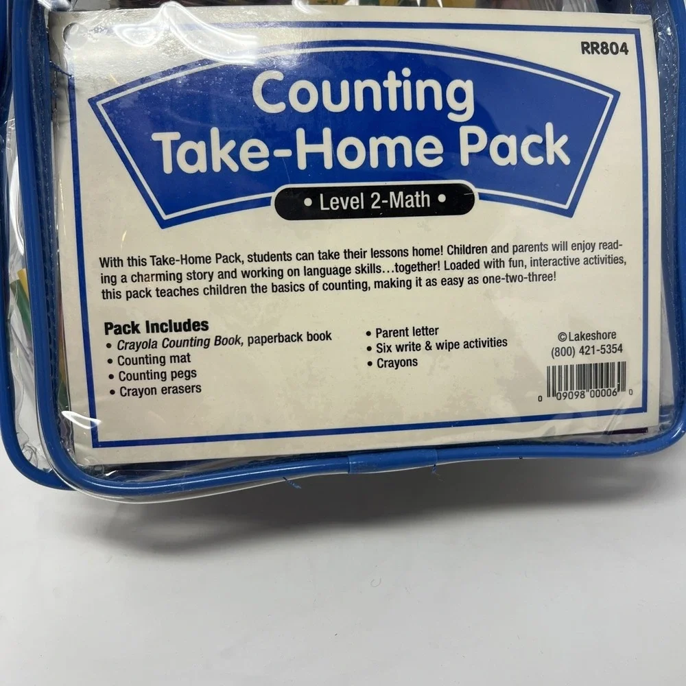 Lakeshore Counting Take-Home Pack RR804 Level 2 Math Complete Learning Kit 1995